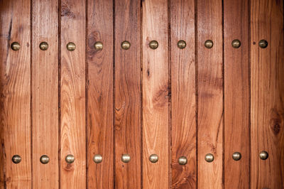 Full frame shot of wooden wall