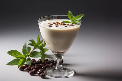 Close-up of drink on table