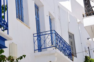 Low angle view of residential building