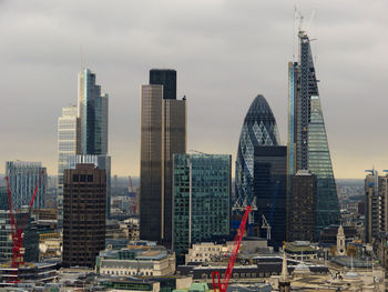 Skyscrapers in city