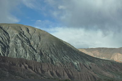 Panoramic view of mountains against sky