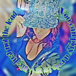 Close-up of multi colored hair