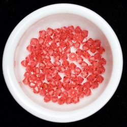 Close-up of red berries in plate