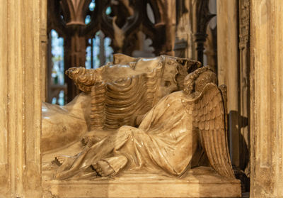 Statue in cathedral 