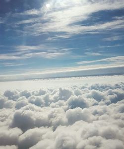 Scenic view of cloudy sky