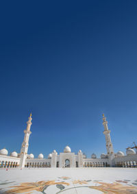 View of building against blue sky