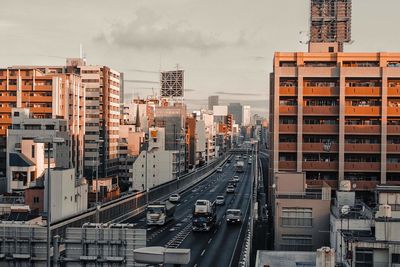 Cityscape against sky