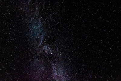 Star field against sky at night