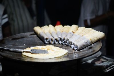 Close-up of food on table at market