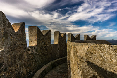 Low angle view of building against sky