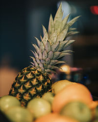 Close-up of pineapple