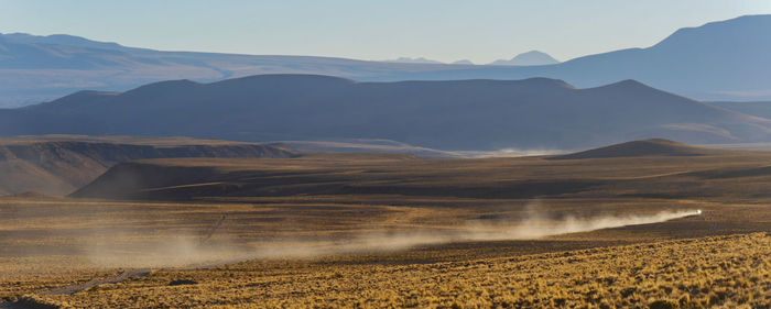 View of mountain range