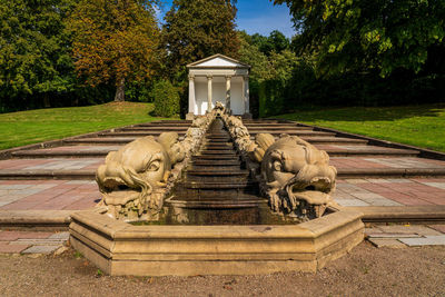 View of fountain