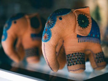 Close-up of knit hat