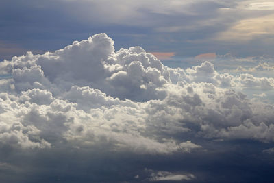 Low angle view of clouds in sky