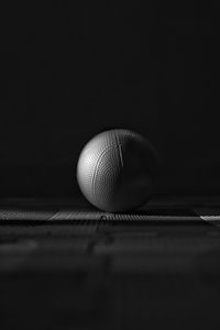 Close-up of ball on floor
