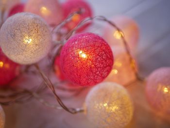 Close-up of christmas decorations