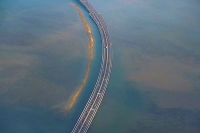 Low angle view of airshow against sky
