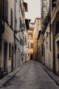 Street amidst buildings in city