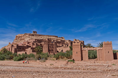 View of old ruins against sky