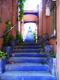 Staircase by building