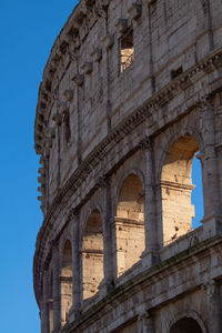 Views of roman coliseum, roman colosseum, rome, lazio. italy