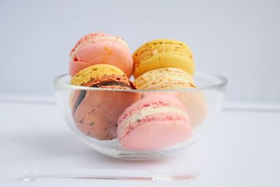 Close-up of ice cream in bowl