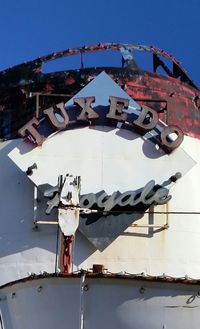 Built structure against blue sky