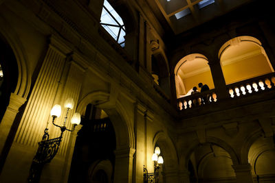 Low angle view of historical building