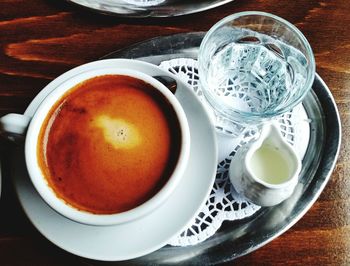 Close-up of coffee cup