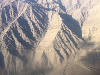 Full frame shot of snowcapped mountains