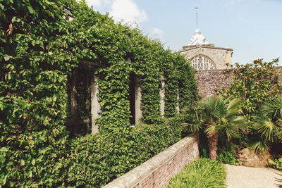 Built structure with trees in background