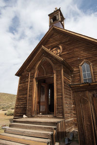 Old west wooden church in ghost town