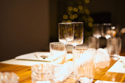 Close-up of drink on table