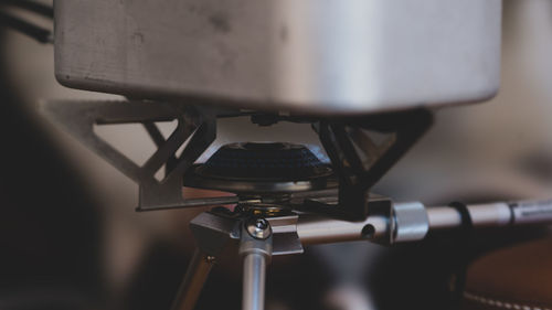 Close-up of machine part
