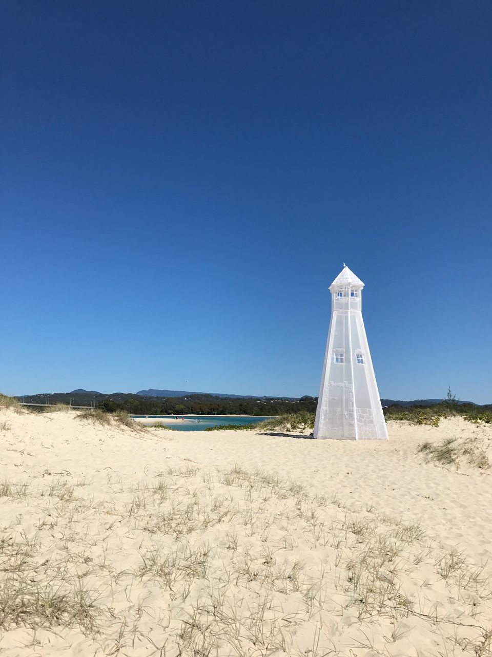 sand, copy space, clear sky, blue, nature, day, outdoors, tranquil scene, tranquility, no people, landscape, sky, scenics, beach, beauty in nature, arid climate, sand dune