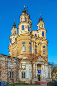 Baroque church of cosmas and damian, kaluga, russia