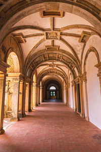 Corridor of historic building