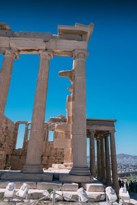 Old ruins against clear sky