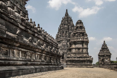 Historic prambanan temple against sky