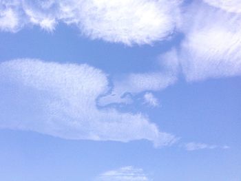 Low angle view of vapor trail in sky