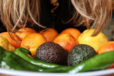 Close-up of orange fruits