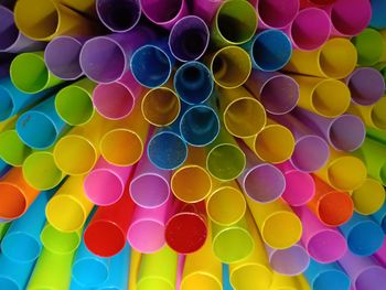 Full frame shot of multi colored balloons