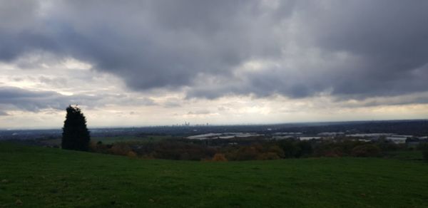 Scenic view of landscape against sky