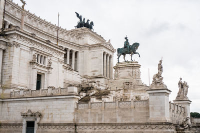 Low angle view of historical building