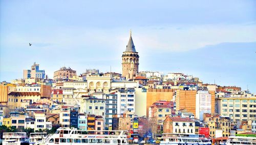 View of buildings in city