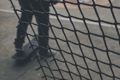 Close-up of chainlink fence