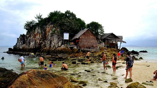 People on beach