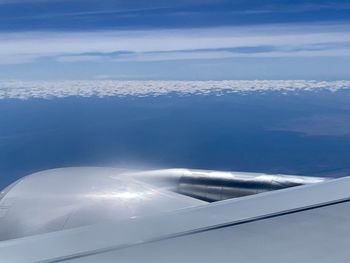 Airplane flying in sky