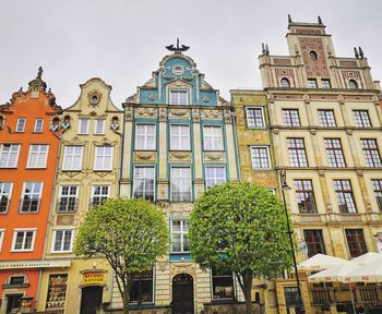 Low angle view of building against sky